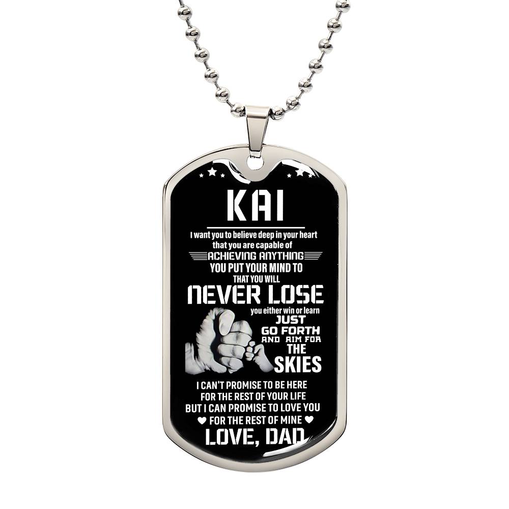 KAI custom dog tag