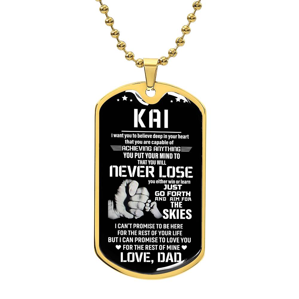 KAI custom dog tag