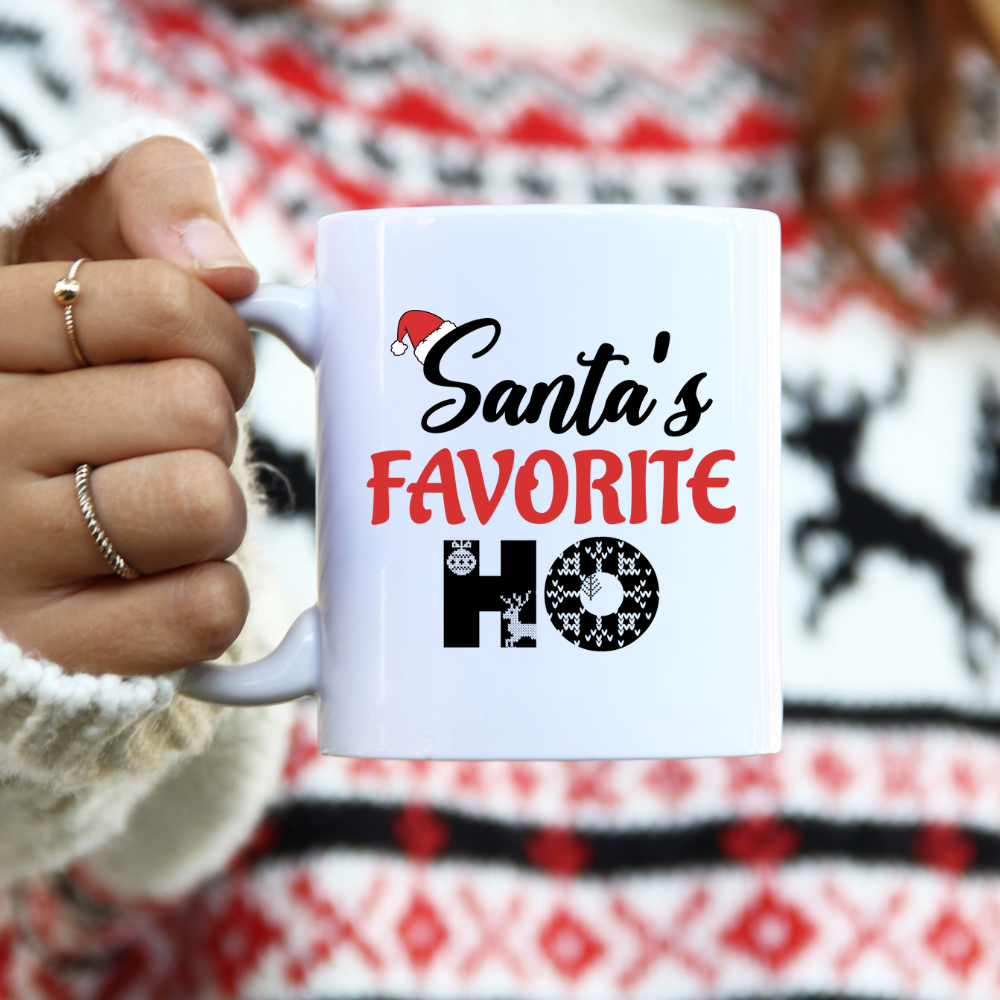 Santa's Favorite l 11 oz. White Mug