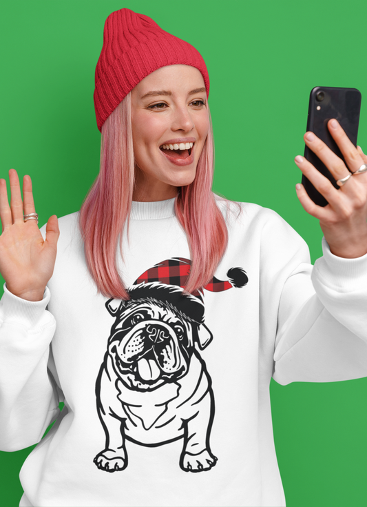 Merry BULLY Christmas l Crewneck Pullover Sweatshirt