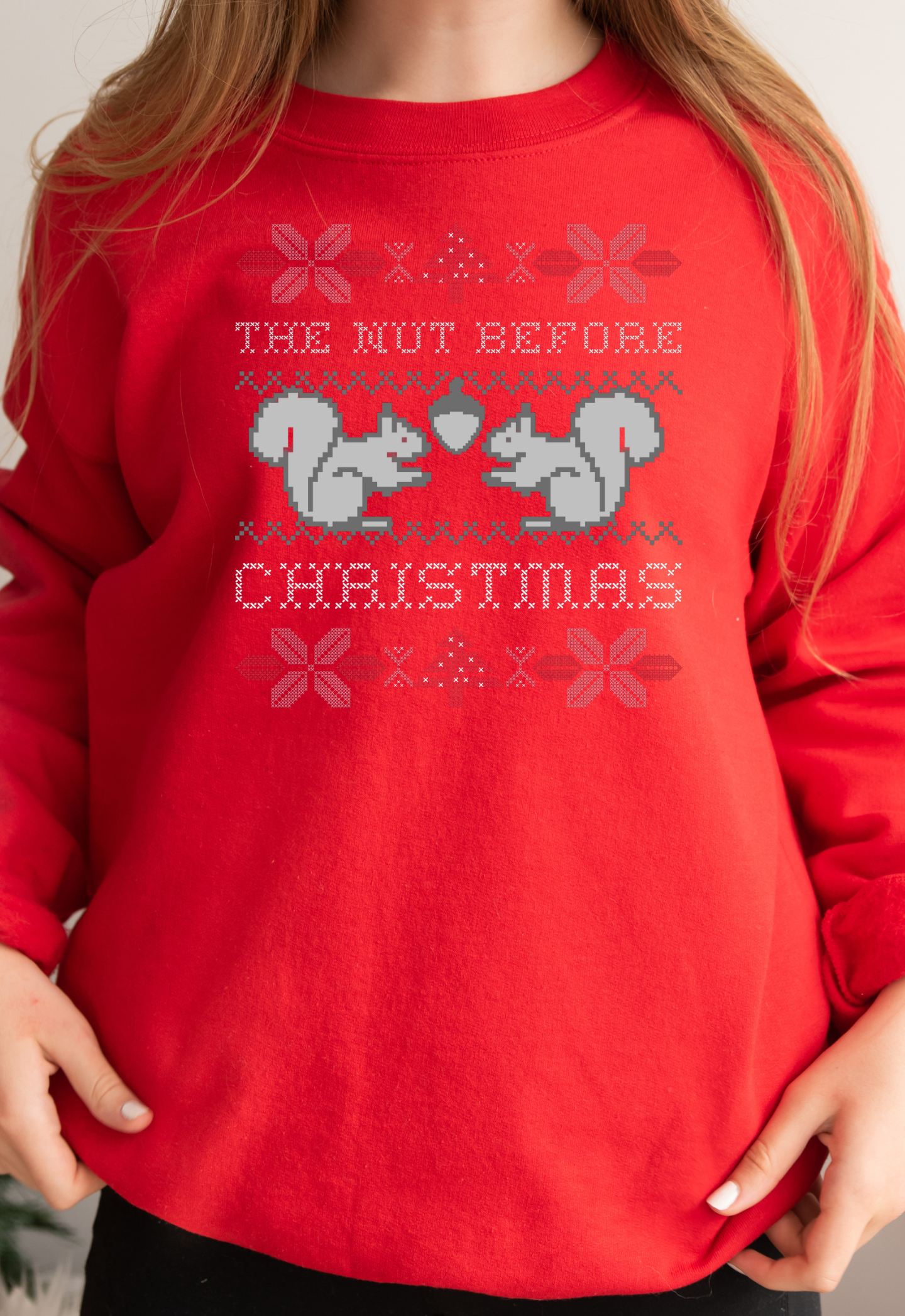 THE NUT BEFORE CHRISTMAS l Crewneck Pullover Sweatshirt