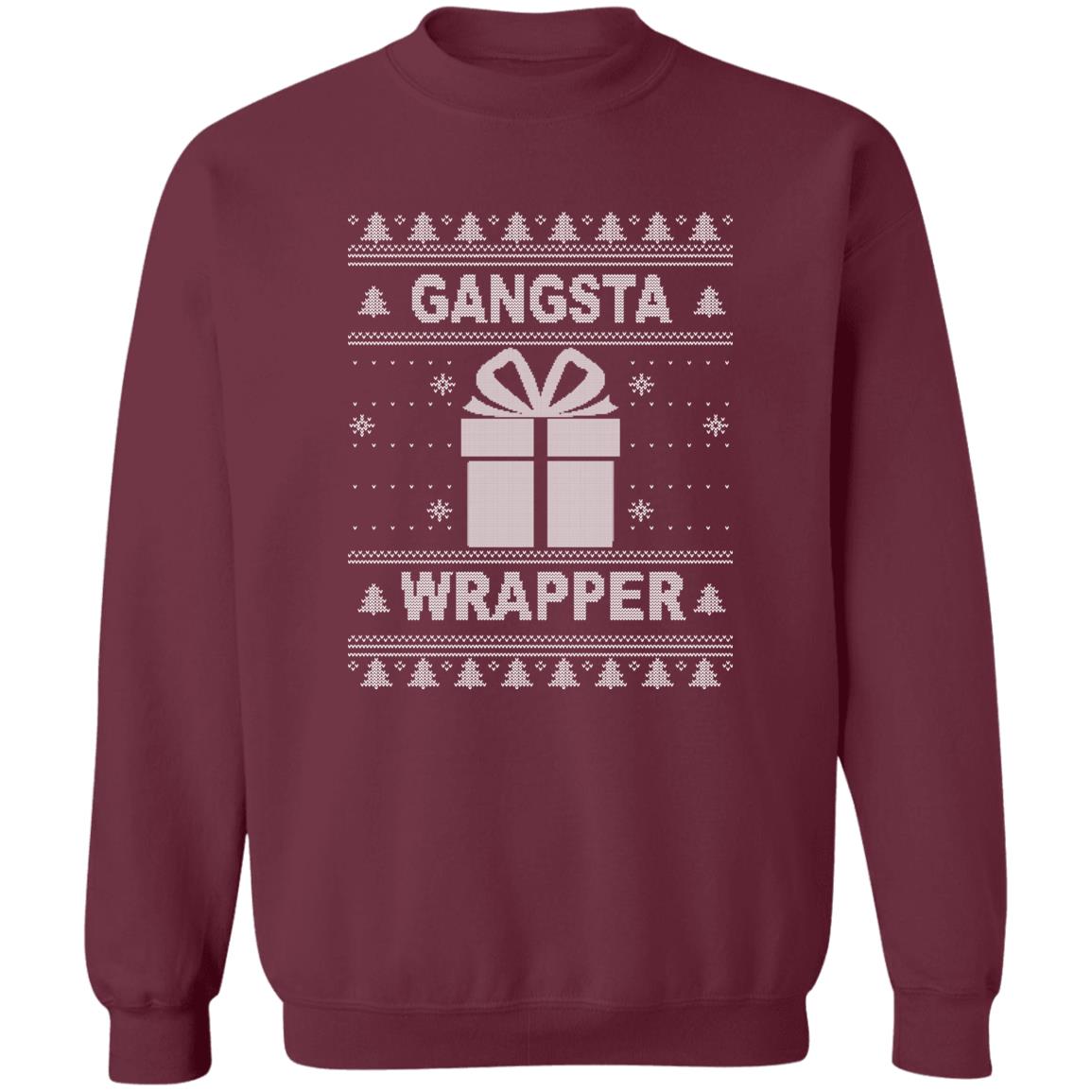 GANGSTA WRAPPER l Unisex Crewneck Pullover Sweatshirt