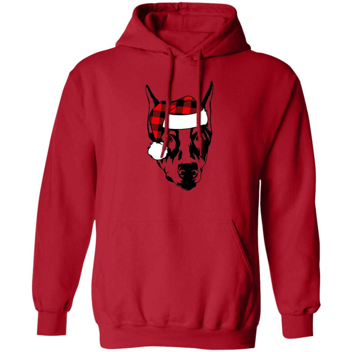 Santa PAWS l Doberman l Christmas Pullover Hoodie