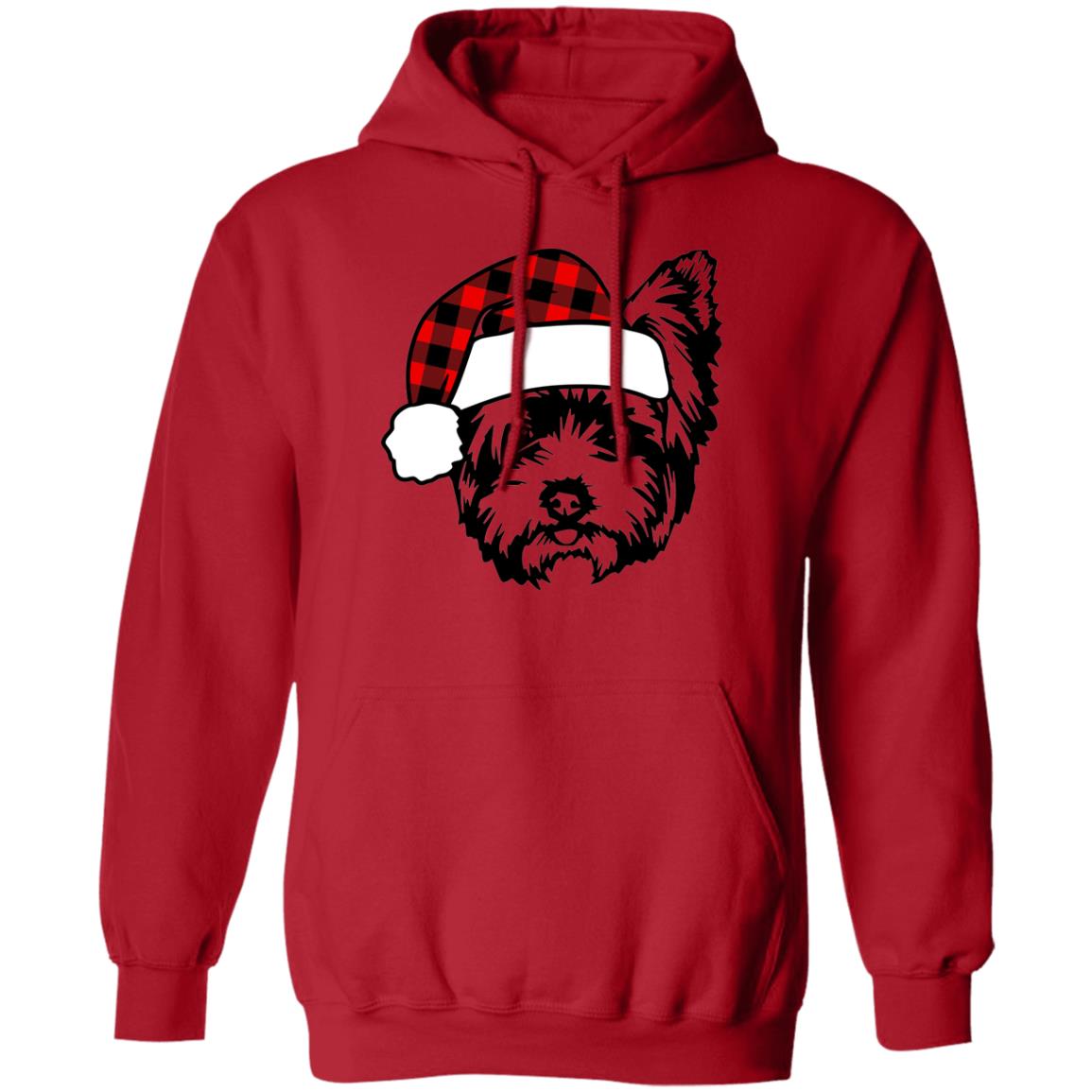 Feliz Naughty Dog l Yorkie l Christmas Pullover Hoodie