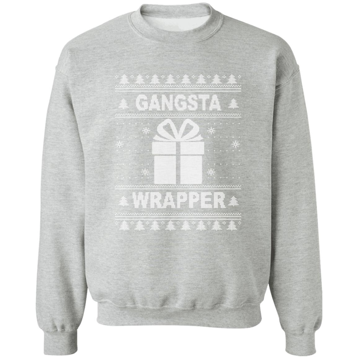 GANGSTA WRAPPER l Unisex Crewneck Pullover Sweatshirt