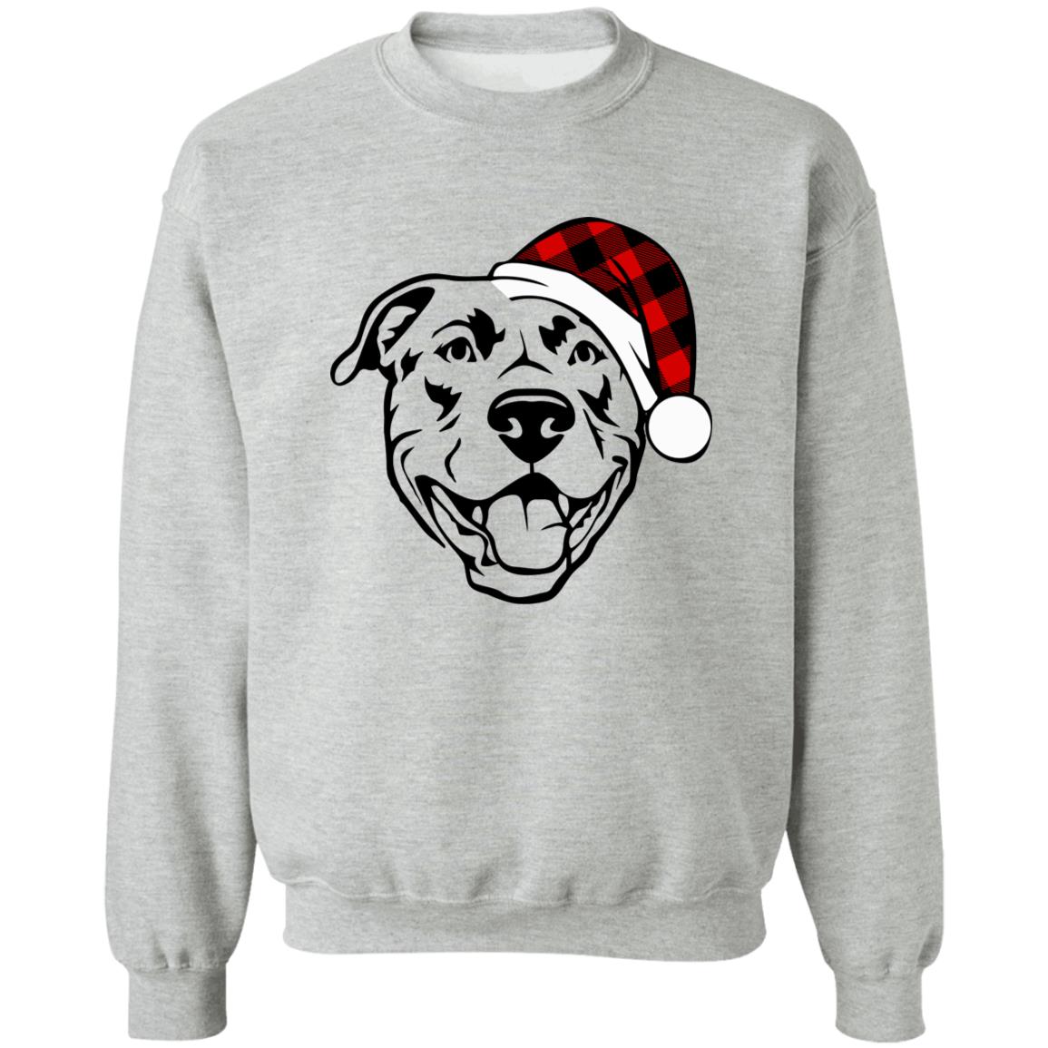 Merry PITmas l Pitbull  Crewneck Pullover Sweatshirt