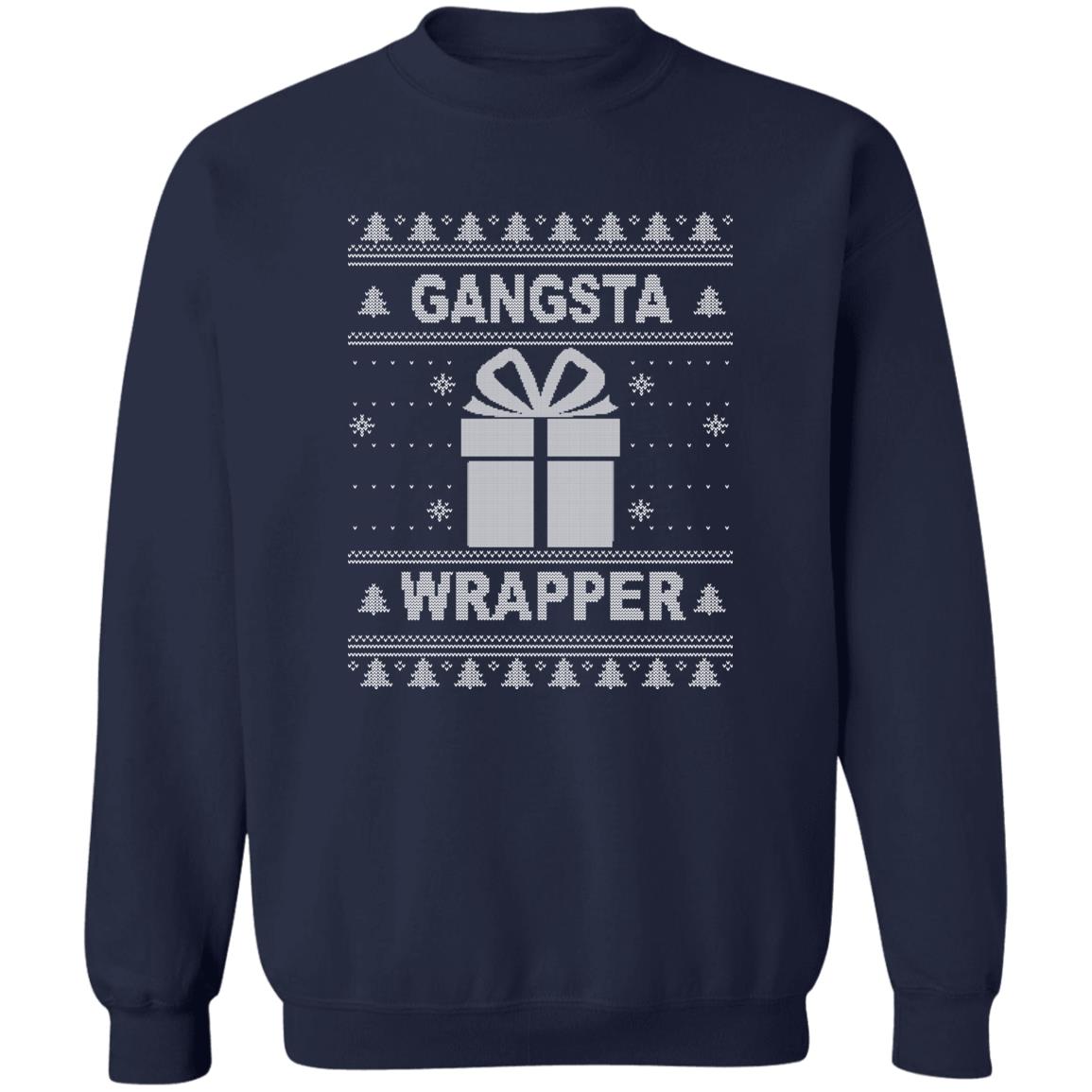 GANGSTA WRAPPER l Unisex Crewneck Pullover Sweatshirt