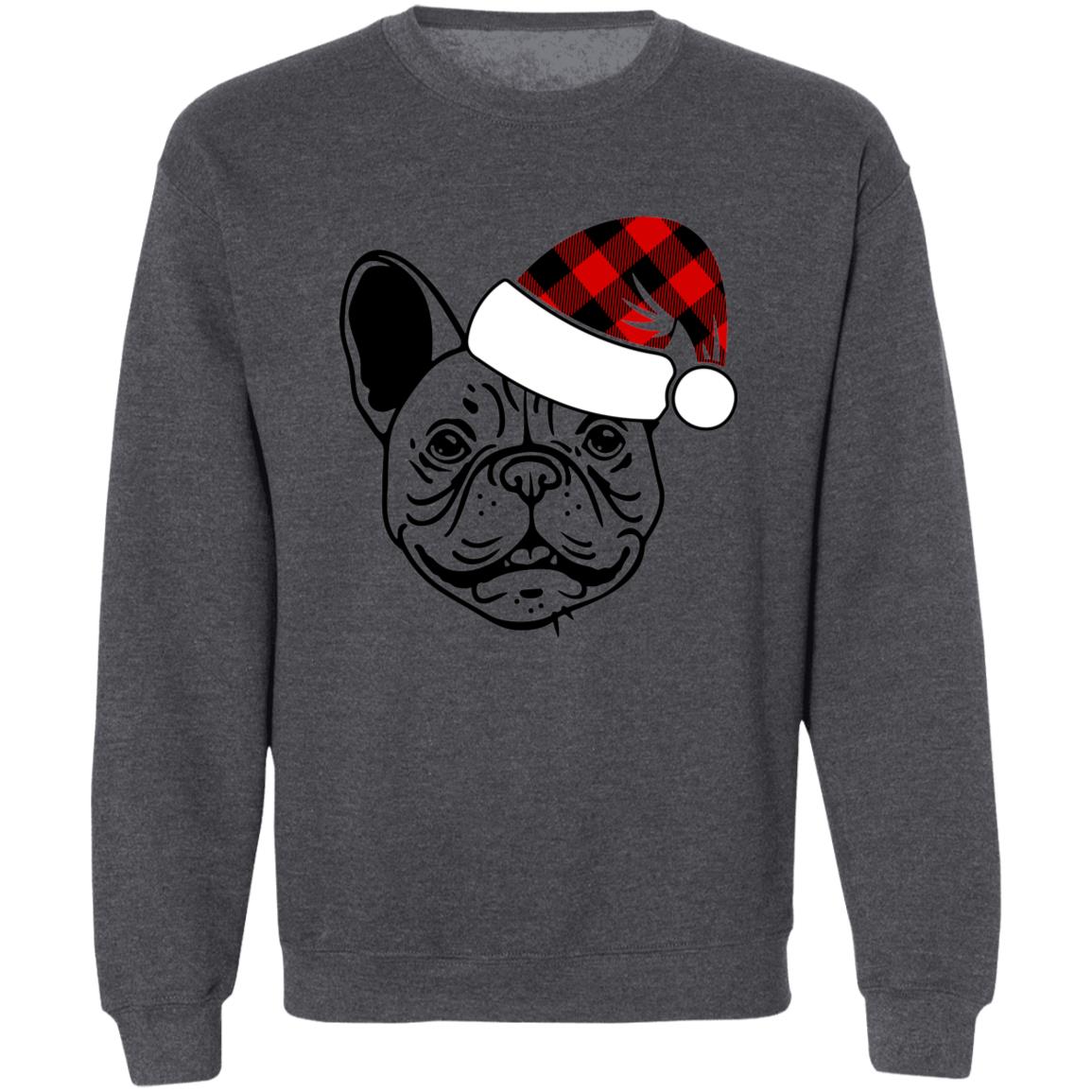 Merry FRENCHmas l French Bulldog l Crewneck Pullover Sweatshirt