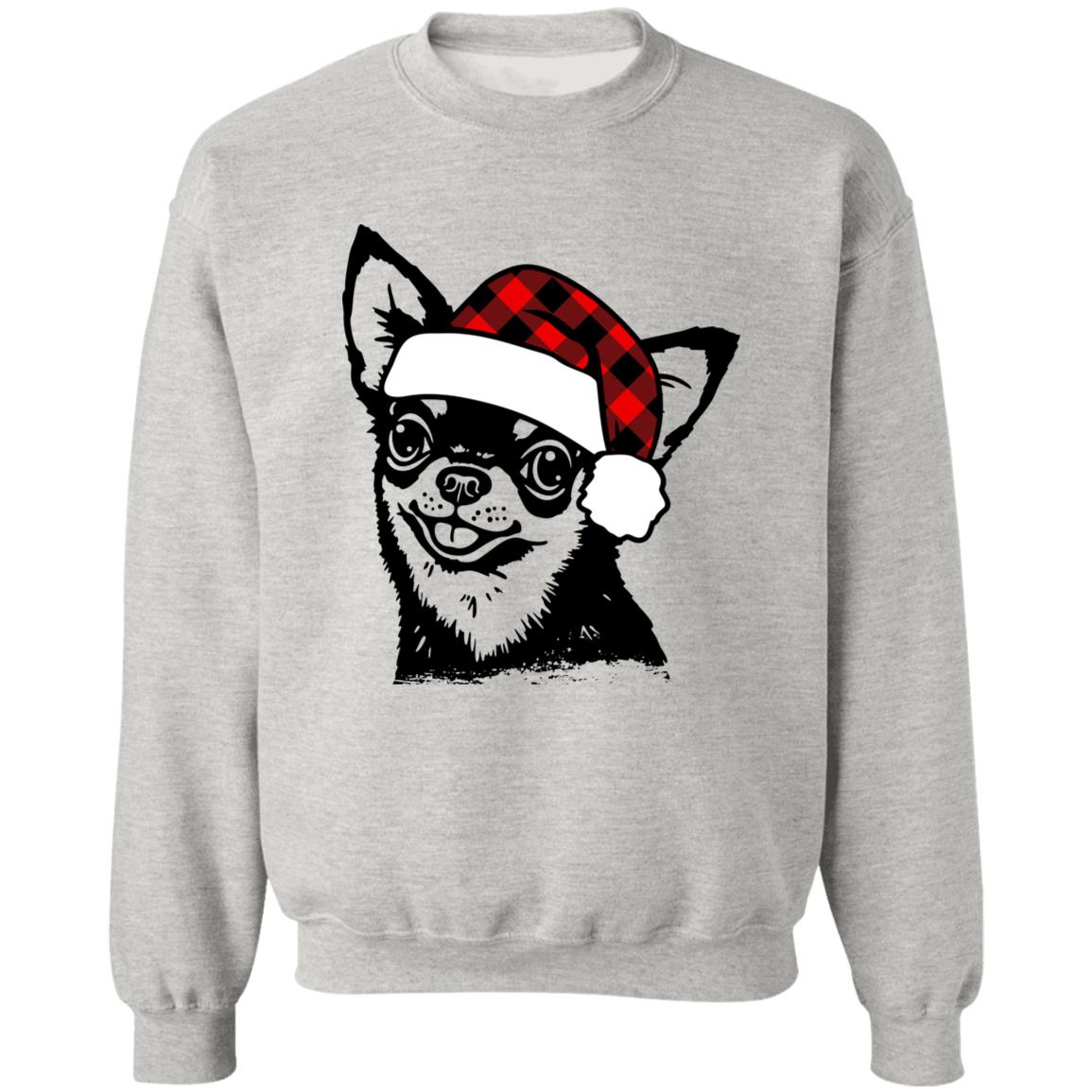 Feliz Navidog l Chihuahua l Crewneck Pullover Sweatshirt