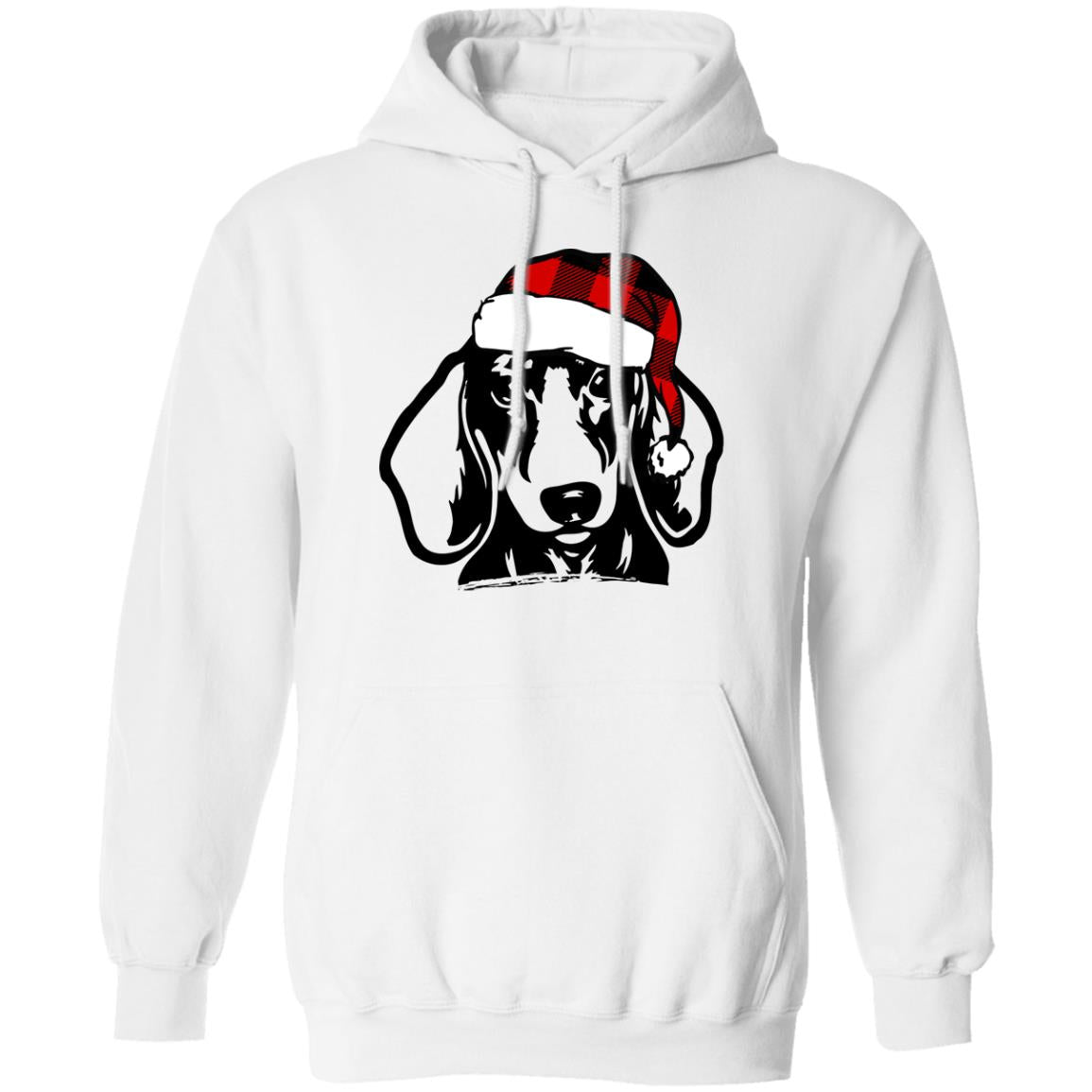 Dachshund Through The Snow l Christmas Pullover Hoodie