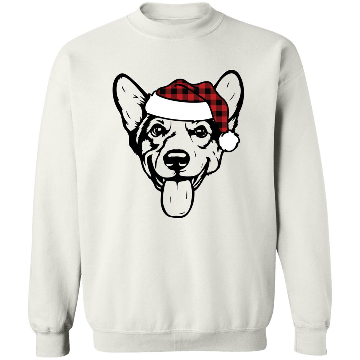 A Very Corgi Christmas l Crewneck Pullover Sweatshirt