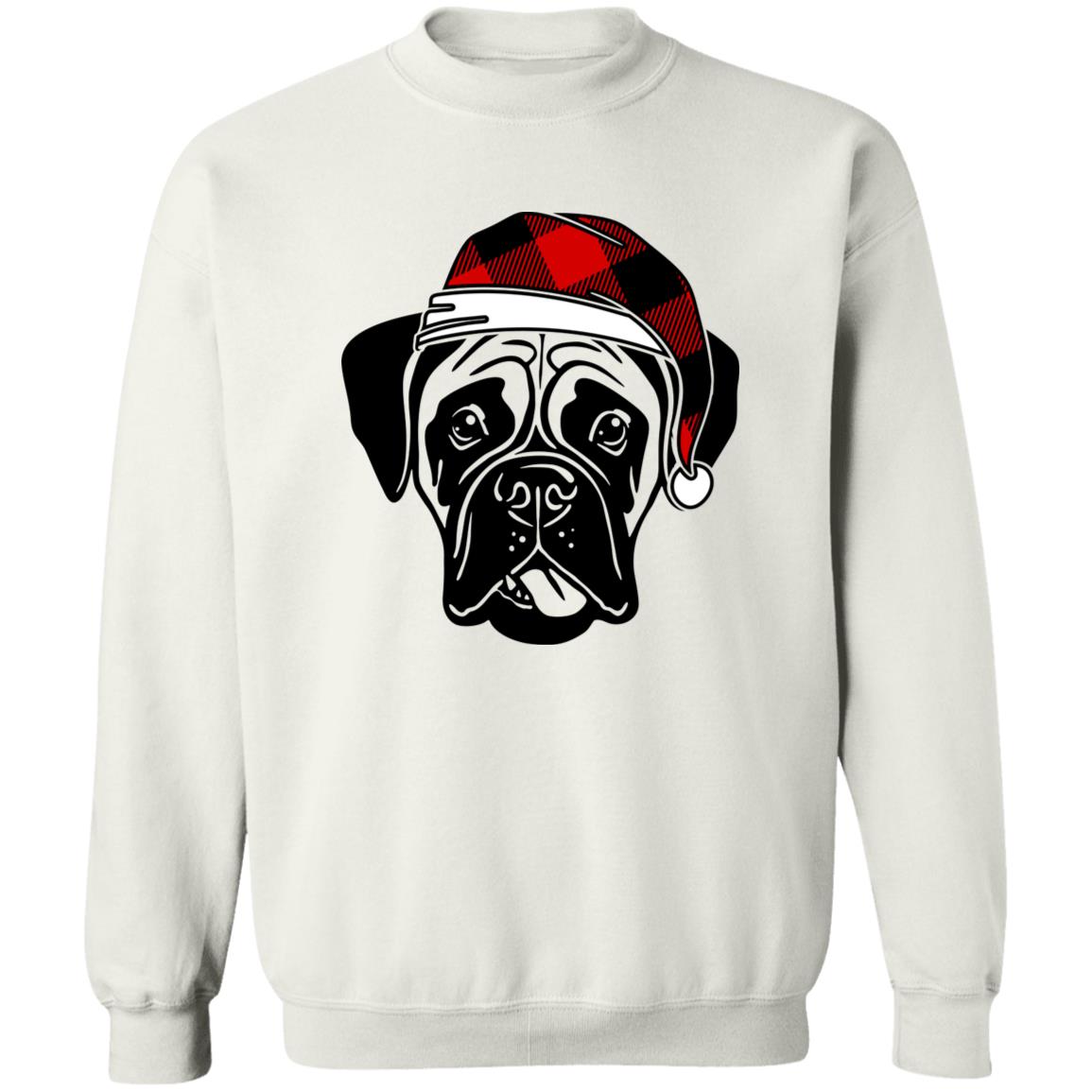 Merry WOOFmas l Boxer Dog l Crewneck Pullover Sweatshirt