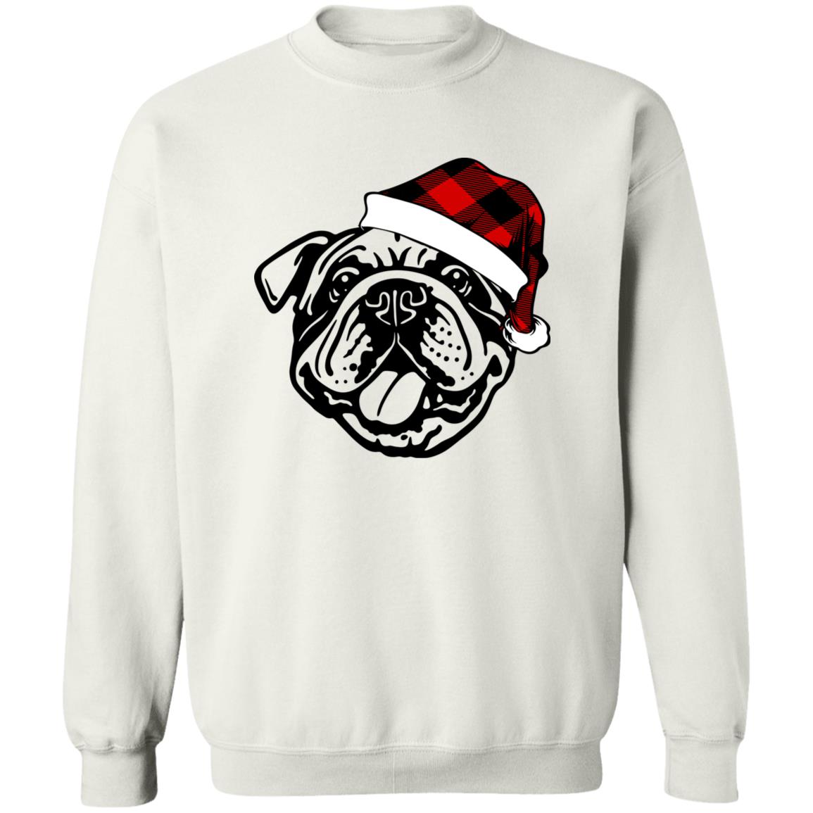 Happy PAWliday l Bulldog l Crewneck Pullover Sweatshirt