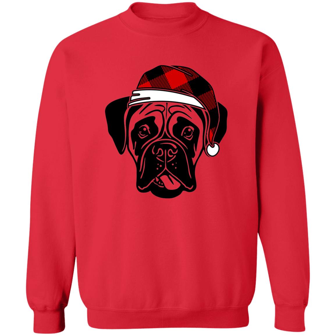 Merry WOOFmas l Boxer Dog l Crewneck Pullover Sweatshirt