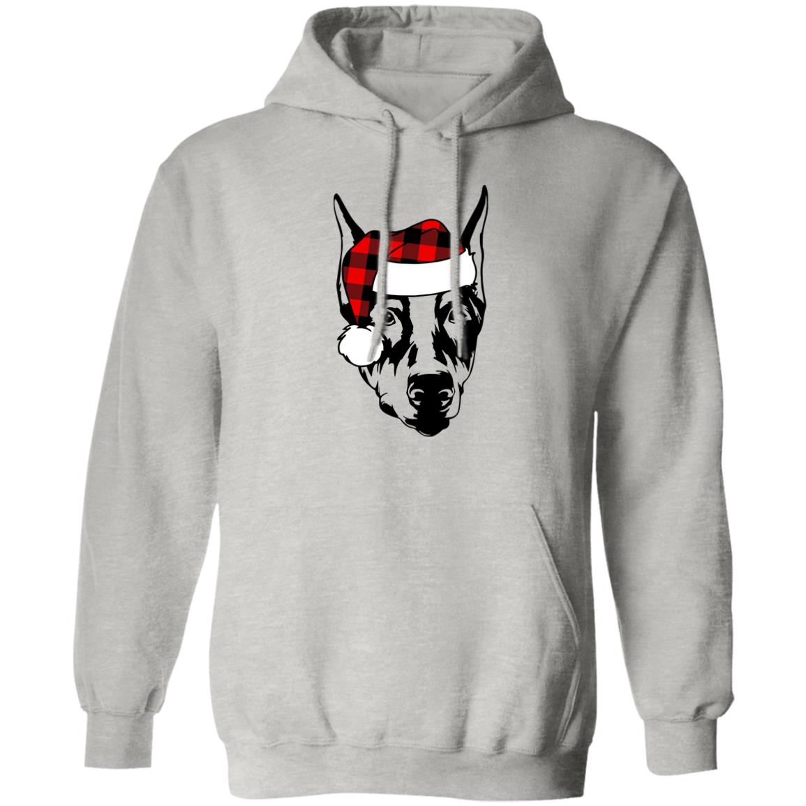 Santa PAWS l Doberman l Christmas Pullover Hoodie