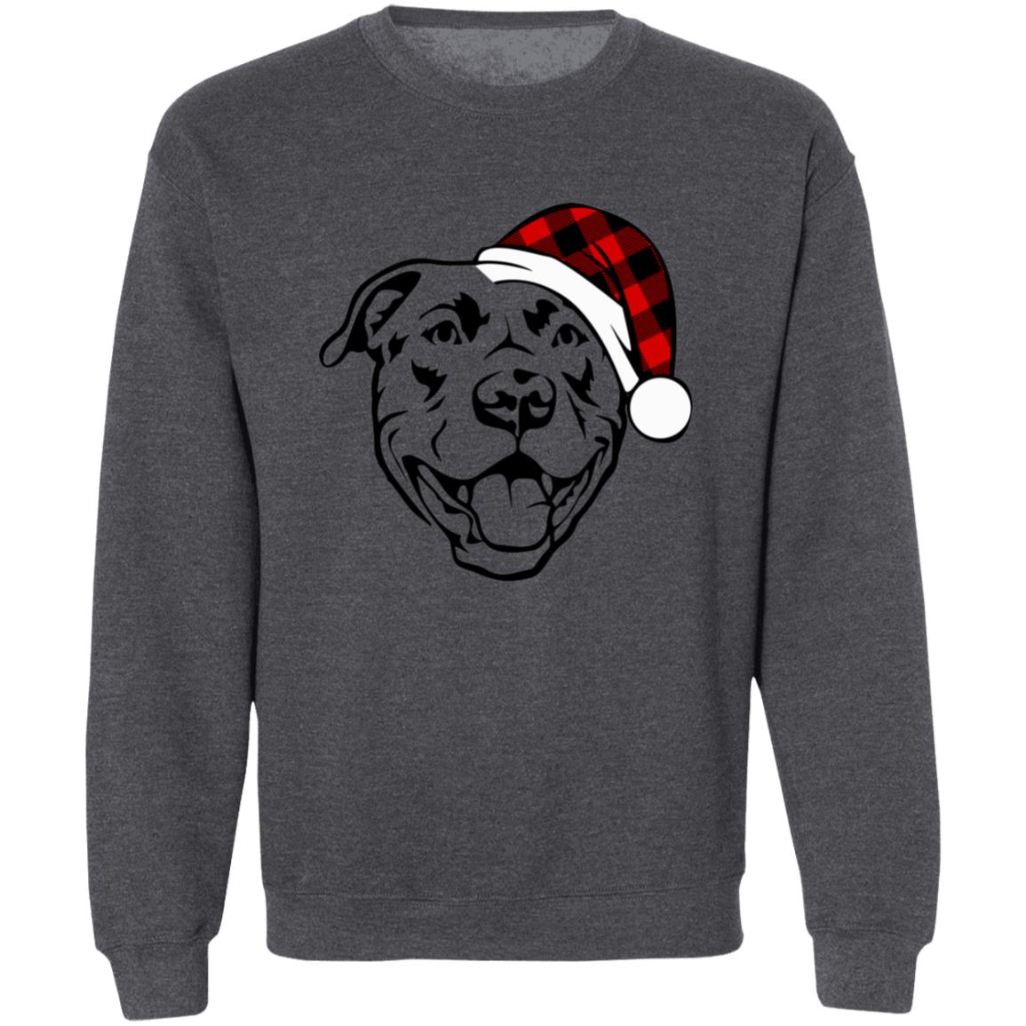 Love, Peace & Wags l Pitbull l Crewneck Pullover Sweatshirt