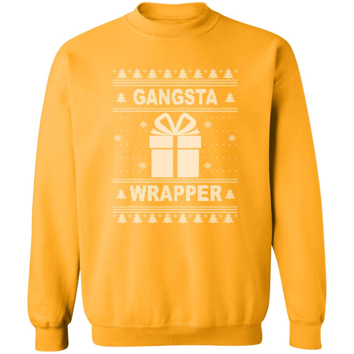 GANGSTA WRAPPER l Unisex Crewneck Pullover Sweatshirt