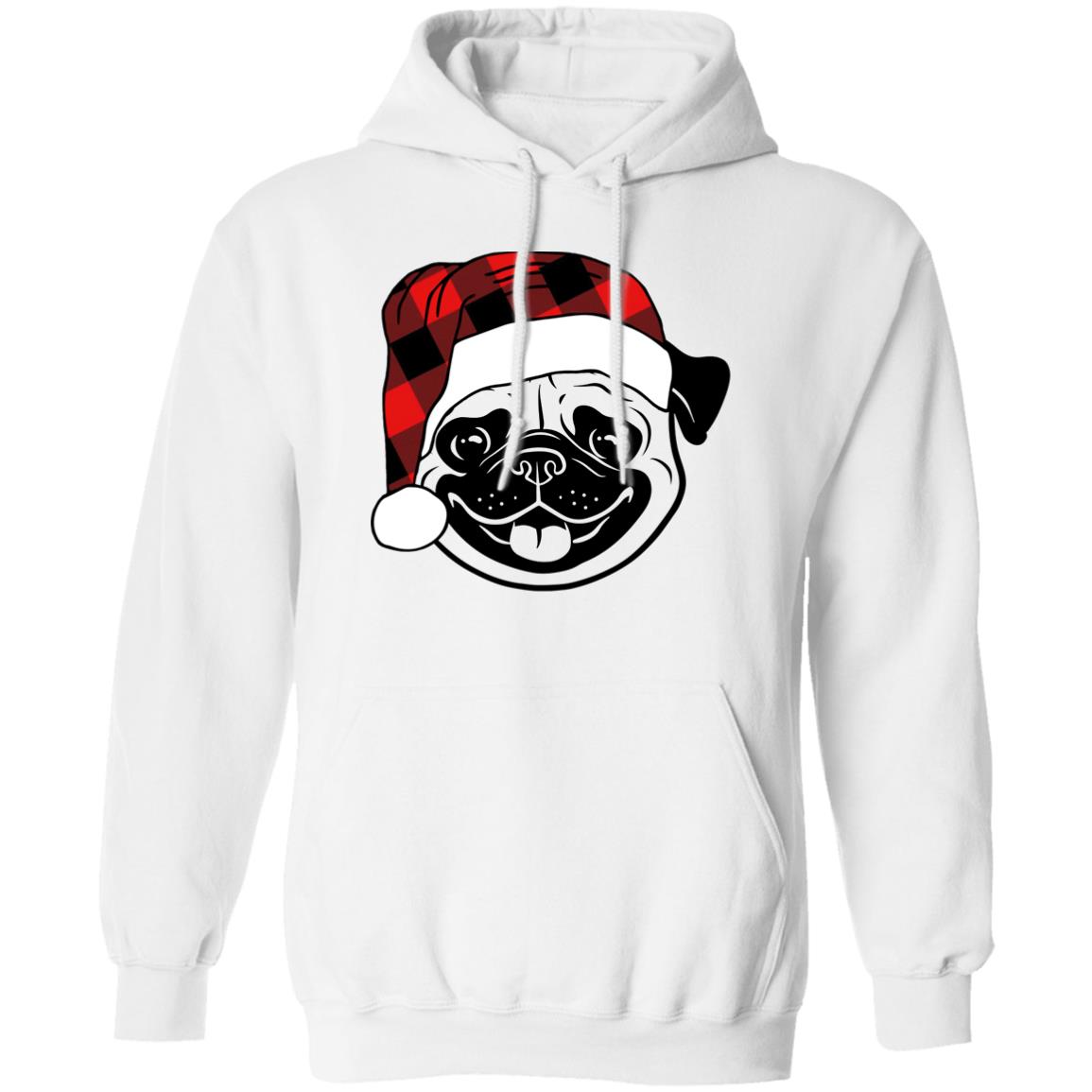 Merry PUG Life l Christmas Pullover Hoodie