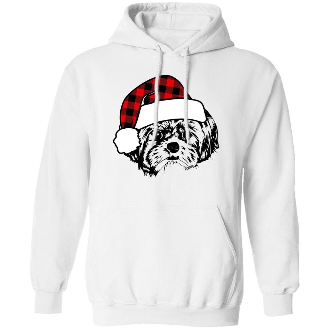 Dashing Through the Shih Tzu l Christmas Pullover Hoodie