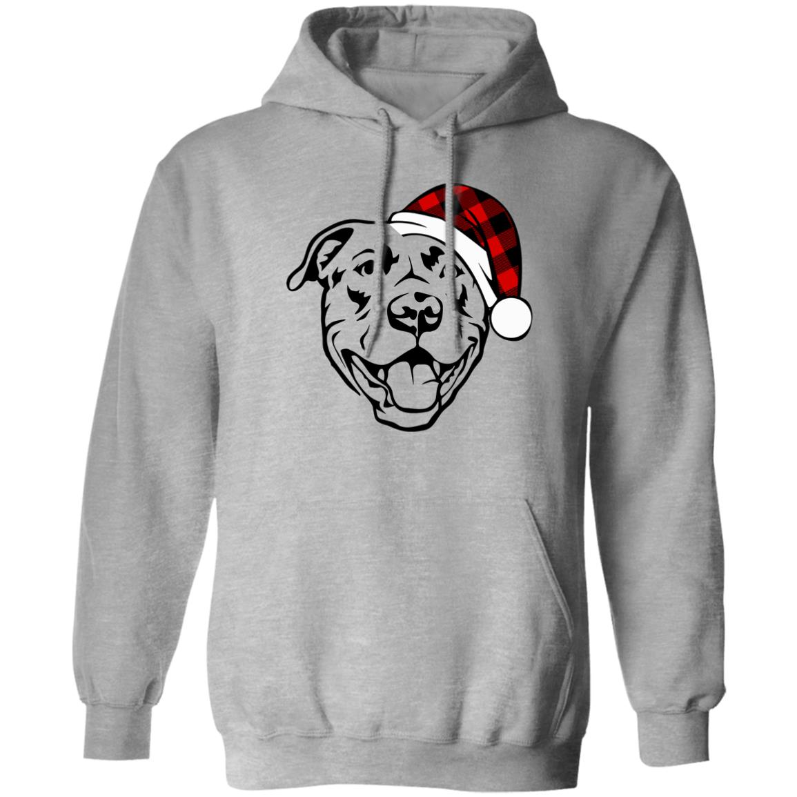 Love, Peace & Wags l Pitbull l Christmas Pullover Hoodie