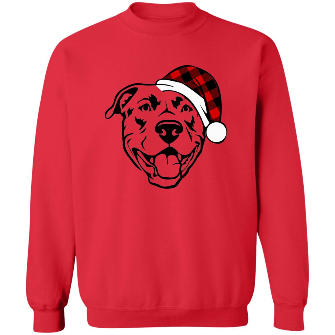 Merry PITmas l Pitbull  Crewneck Pullover Sweatshirt