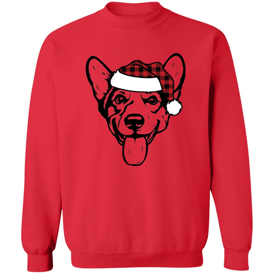 A Very Corgi Christmas l Crewneck Pullover Sweatshirt