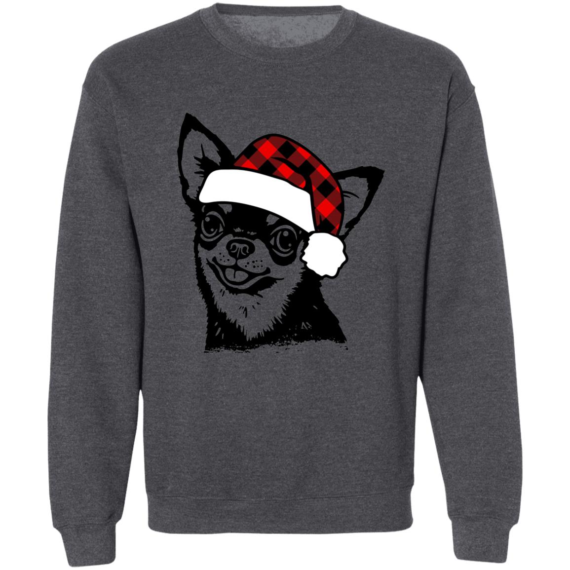 Feliz Navidog l Chihuahua l Crewneck Pullover Sweatshirt