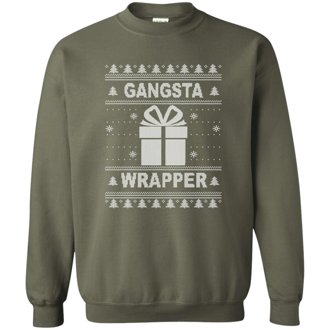 GANGSTA WRAPPER l Unisex Crewneck Pullover Sweatshirt