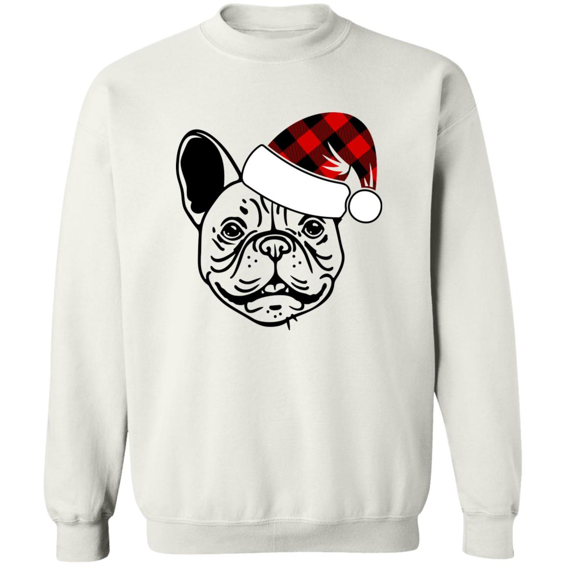 Merry FRENCHmas l French Bulldog l Crewneck Pullover Sweatshirt