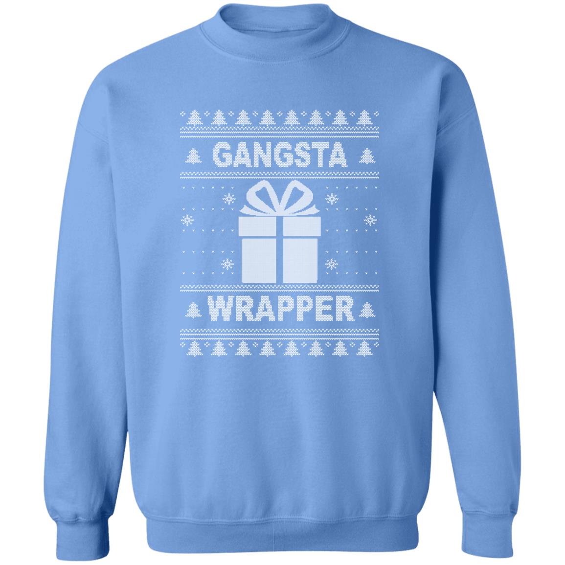 GANGSTA WRAPPER l Unisex Crewneck Pullover Sweatshirt