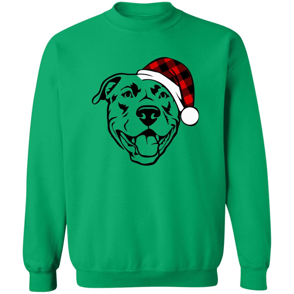 Merry PITmas l Pitbull  Crewneck Pullover Sweatshirt