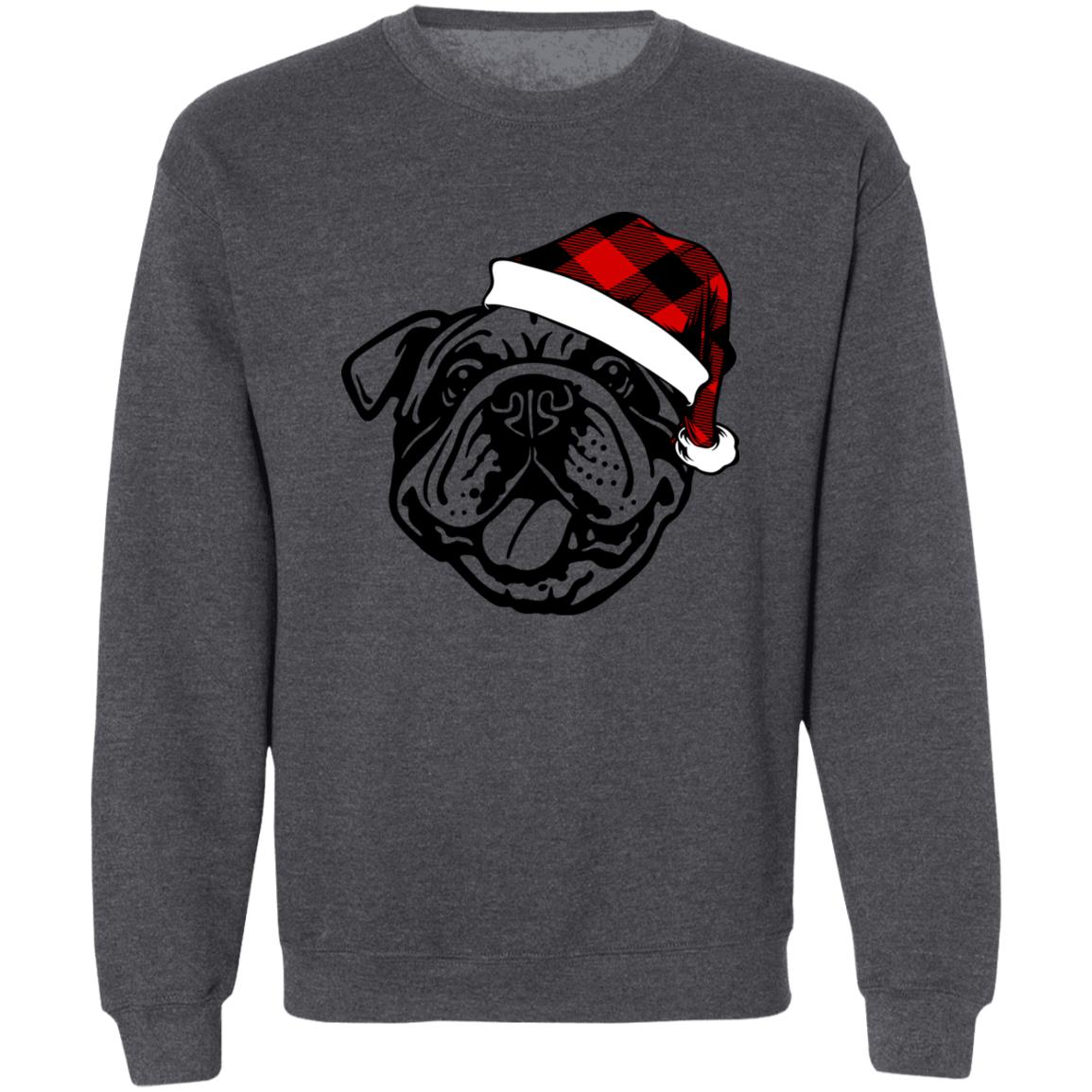 Happy PAWliday l Bulldog l Crewneck Pullover Sweatshirt