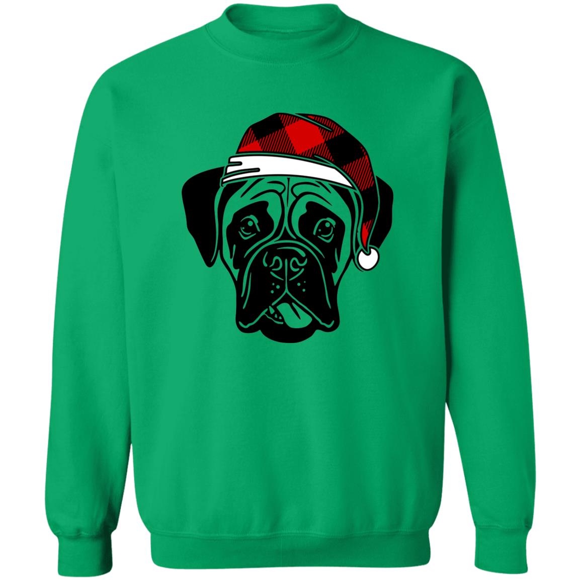 Merry WOOFmas l Boxer Dog l Crewneck Pullover Sweatshirt