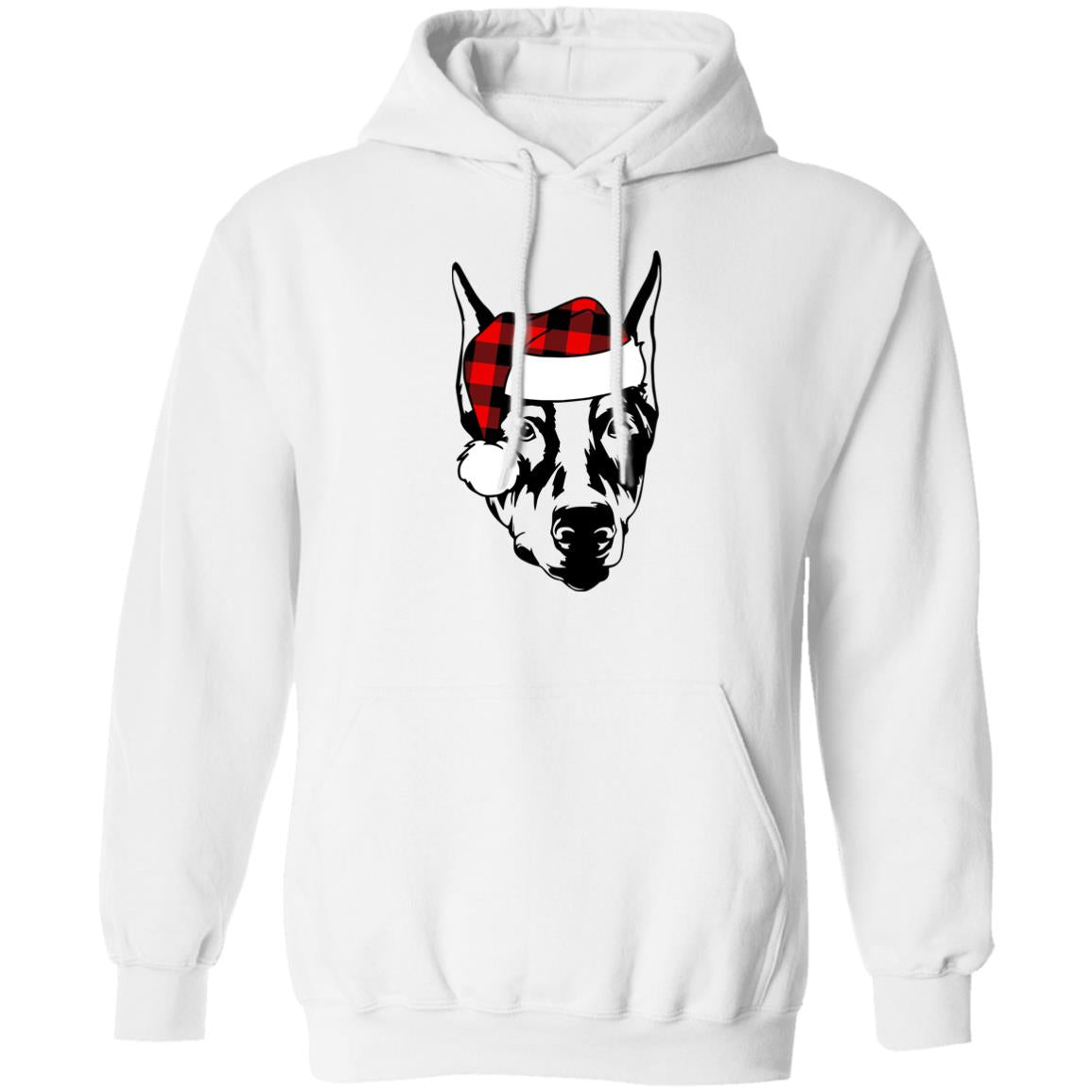 Santa PAWS l Doberman l Christmas Pullover Hoodie