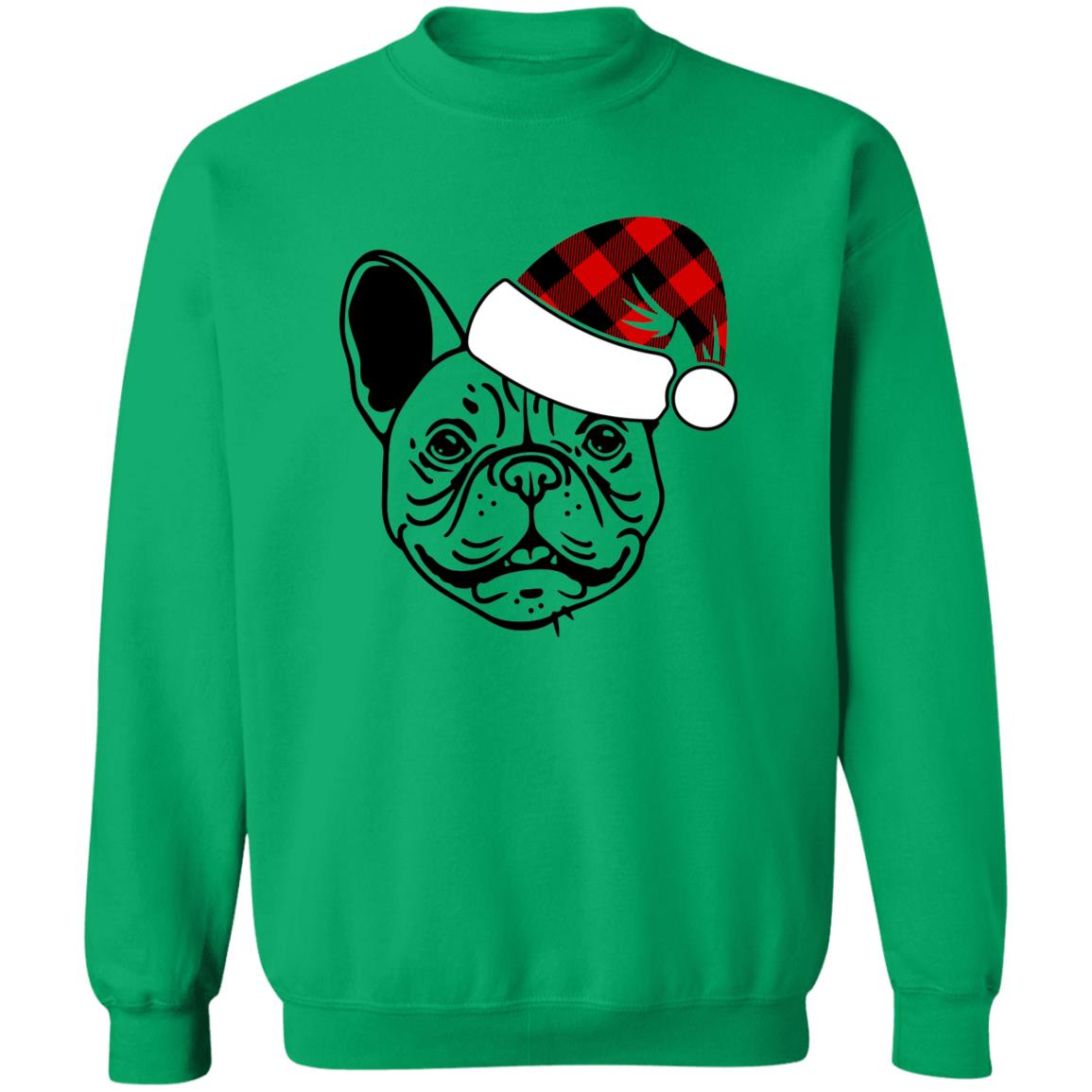 Merry FRENCHmas l French Bulldog l Crewneck Pullover Sweatshirt