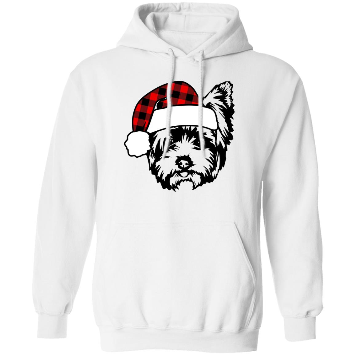 Feliz Naughty Dog l Yorkie l Christmas Pullover Hoodie