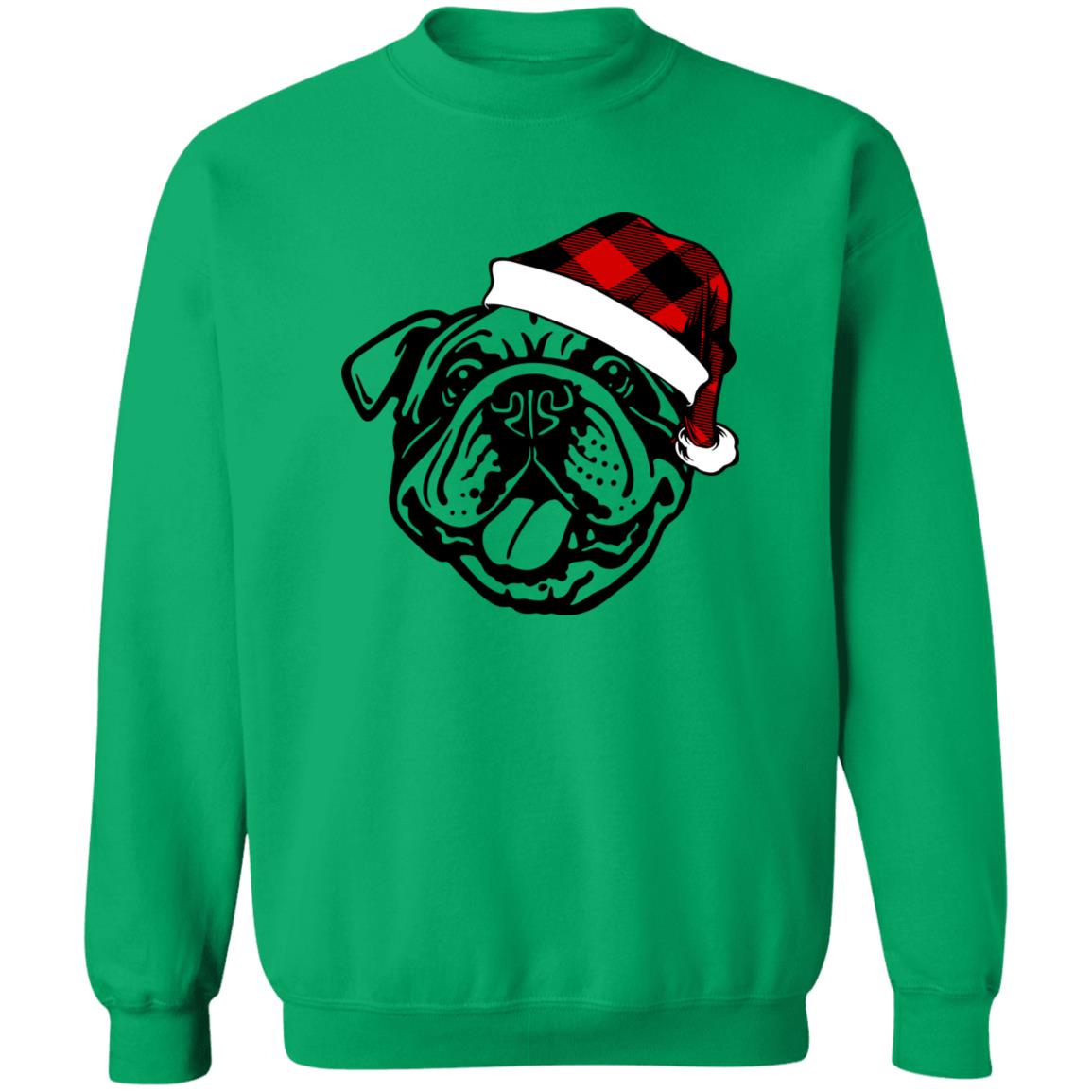 Happy PAWliday l Bulldog l Crewneck Pullover Sweatshirt